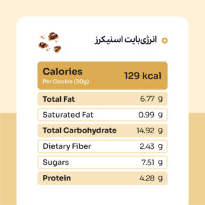Alternative view of انرژی‌بایت  اسنیکرز